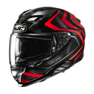 Kask Hjc F71 Carbon Nevio Black Red