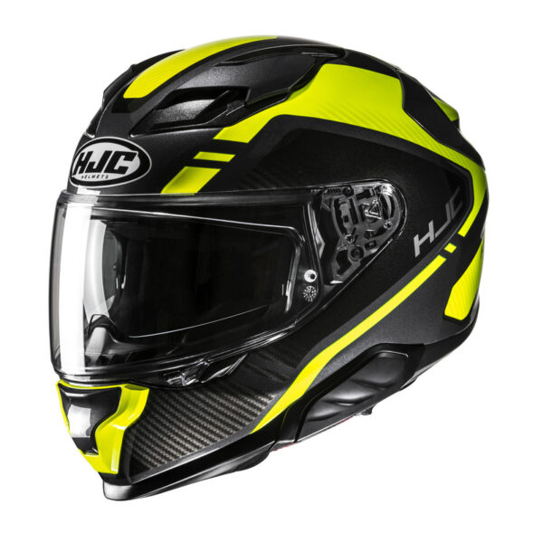 Kask Hjc F71 Tozz Black Yellow