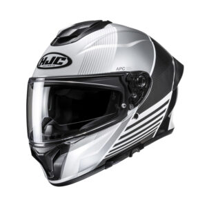Hjc C71 Morix White Black Motorcycle Helmet