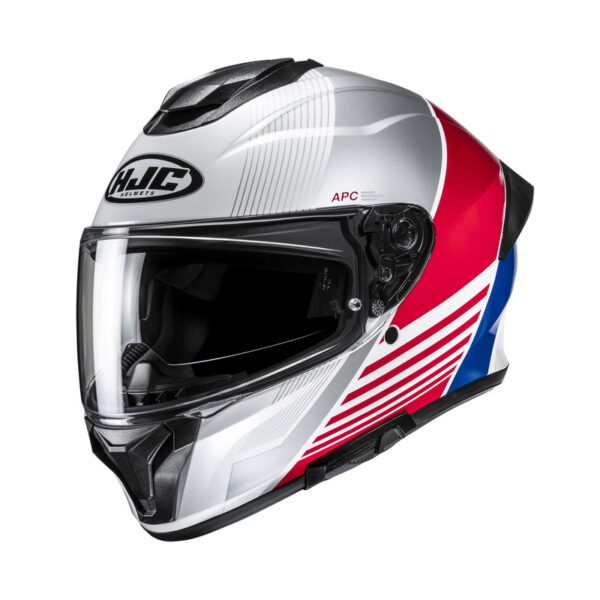 354803_ZAL828667.jpg Hjc C71 Morix White Red Motorcycle Helmet