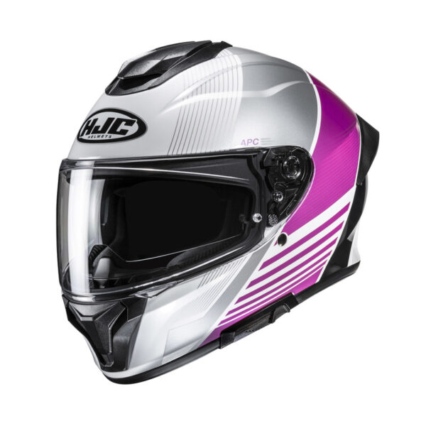 Hjc C71 Morix White Pink Motorcycle Helmet