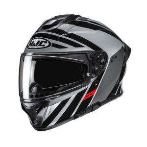 Hjc C71 Faber Black Red Motorcycle Helmet