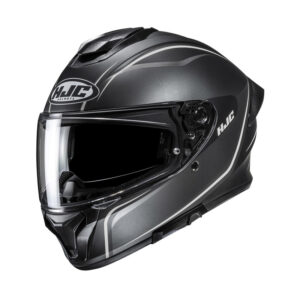 Hjc C71 Quez Black Grey Motorcycle Helmet