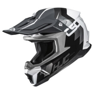 Hjc C50 Primal Grey Black Motorcycle Helmet