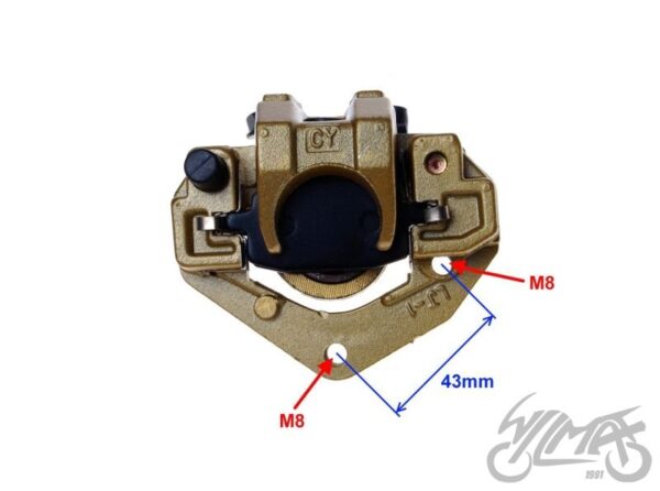 ZACISK HAMULCA PRZÓD KPL