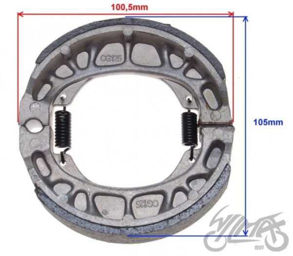 SZCZĘKA HAMULCA KPL 110x25
