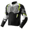Kurtka motocyklowa tekstylna Rebelhorn Borg 2 Black Grey Fluo Yellow