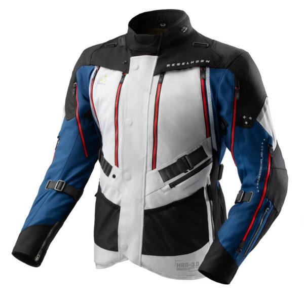 324053_ZAL791776 Kurtka motocyklowa tekstylna Rebelhorn Hardy 3.0 Blue Grey Red