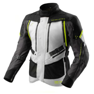 Kurtka motocyklowa tekstylna Rebelhorn Hardy 3.0 Black Light Grey Fluo Yellow
