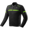 Kurtka motocyklowa tekstylna Rebelhorn Echo Black Fluo Yellow