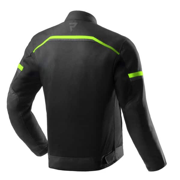 Kurtka motocyklowa tekstylna Rebelhorn Echo Black Fluo Yellow
