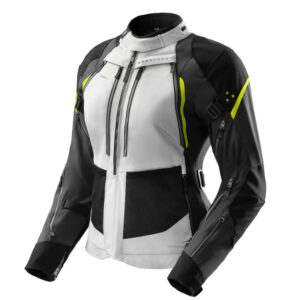 Kurtka motocyklowa tekstylna Rebelhorn Hardy 3.0 LADY Black Light Grey Fluo Yellow