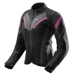 Kurtka motocyklowa tekstylna Rebelhorn Hiflow 5 LADY Black Grey Fluo Pink