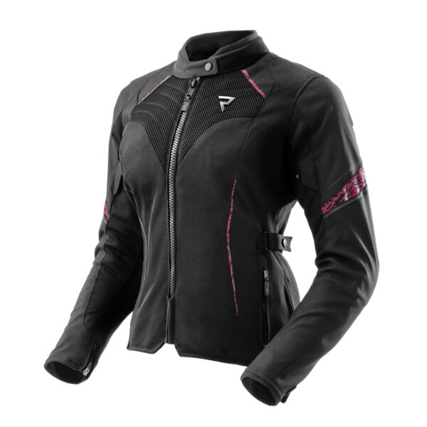 323460_ZAL760838 Kurtka motocyklowa tekstylna Rebelhorn Jax LADY Black Pink