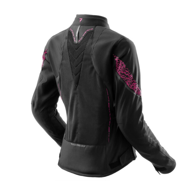 323460_ZAL760850 Kurtka motocyklowa tekstylna Rebelhorn Jax LADY Black Pink