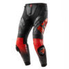 323994_ZAL787494 Spodnie motocyklowe skórzane Rebelhorn Inferno Black Fluo Red