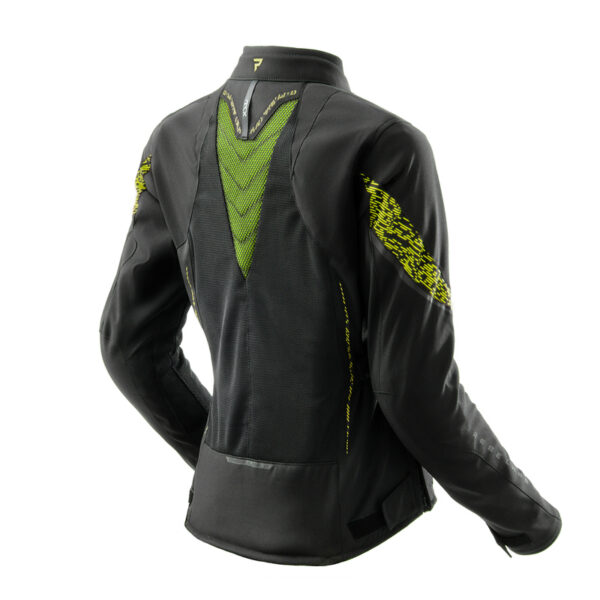 Kurtka motocyklowa tekstylna Rebelhorn Jax LADY Black Fluo Yellow
