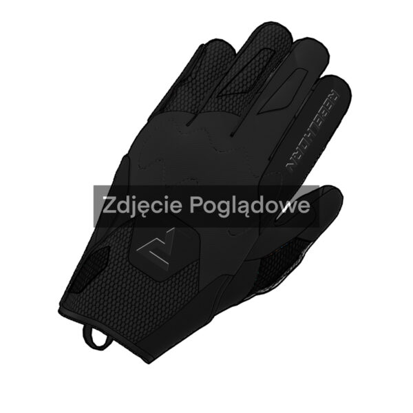 348027_ZAL842395 Rękawice motocyklowe Rebelhorn Core Black