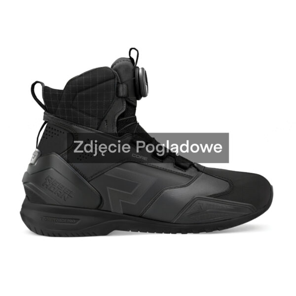 Buty motocyklowe Rebelhorn Core Black Wodoodporne