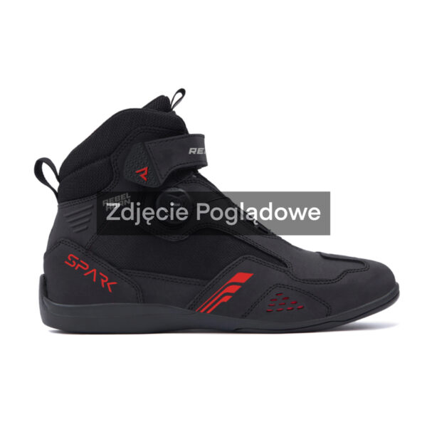 349617_ZAL841984 Buty motocyklowe Rebelhorn Spark 3 Black Red