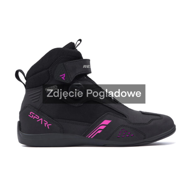 349643_ZAL842010 Buty motocyklowe Rebelhorn Spark 3 Black Pink