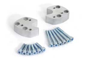 ZESTAW PODWYŻSZAJĄCY KIEROWNICĘ SW-MOTECH 27MM YAMAHA FJR 1300 (01-05) SILVER