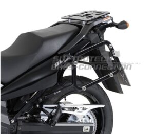 STELAŻ EVO NA KUFRY BOCZNE SW-MOTECH SUZUKI DL 650 V-STROM (04-10) BLACK