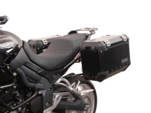 STELAŻ EVO NA KUFRY BOCZNE SW-MOTECH TRIUMPH TIGER 1050 (06-12) BLACK