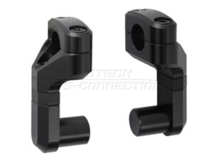 ZESTAW PODWYŻSZAJĄCY KIEROWNICĘ 28MM SW-MOTECH PODWYŻSZENIE 50-60MM REGULACJA ODCHYLENIA BLACK