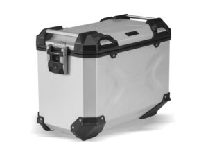 096738_ZAL205290.jpg KUFER BOCZNY NA LEWĄ STRONĘ SW-MOTECH TRAX ADV SILVER 45L (L)