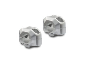 ZESTAW PODWYŻSZAJĄCY KIEROWNICĘ SW-MOTECH 22MM PODWYŻSZENIE 20MM SILVER