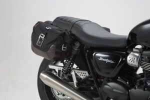 ZESTAW SAKW I STELAŻY LEGEND GEAR SW-MOTECH TRIUMPH STREET TWIN (16-) / CUP (16-) BROWN