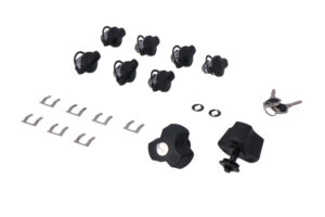 ZESTAW 7 ZAMKÓW DO KUFRÓW +ZESTAW ANTYKRADZIEŻOWY DO STELAŻY EVO SW-MOTECH ANTI-THEFT 2 KLUCZE BLACK