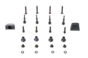 289688_ZAL725100.jpg ZESTAW ADAPTERÓW NA STELAŻ EVO NA KUFRY BOCZNE SW-MOTECH GIVI MONOKEY BLACK
