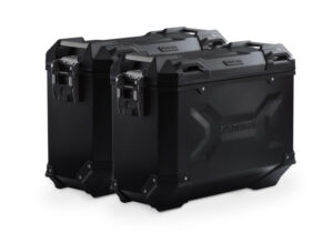ZESTAW KUFRÓW BOCZNYCH TRAX ADV I STELAŻY SW-MOTECH MOTO MORINI X-CAPE 650 (21-)BLACK 37/37L