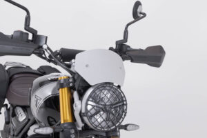 OWIEWKA MOTOCYKLOWA SW-MOTECH TRIUMPH SCRAMBLER 400 X (23-) SILVER