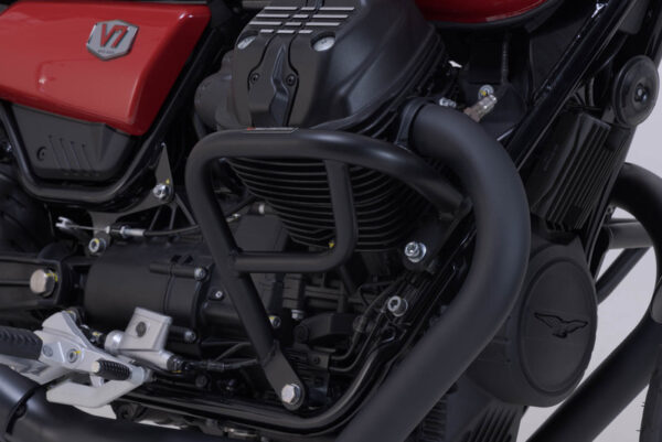CRASHBAR/GMOL SW-MOTECHGUZZI V7/V9 MODELS BLACK