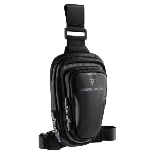 175168_ZAL827348 Torba Na Nogę Rebelhorn Hip 2 Black Grey