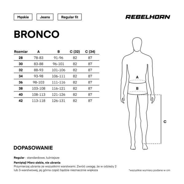 Jeansy motocyklowe Rebelhorn Bronco Washed Blue Monolayer