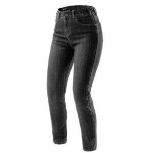 Jeansy motocyklowe Rebelhorn Classic LADY Washed Black Monolayer