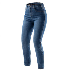 Jeansy motocyklowe Rebelhorn Classic LADY Washed Blue Monolayer