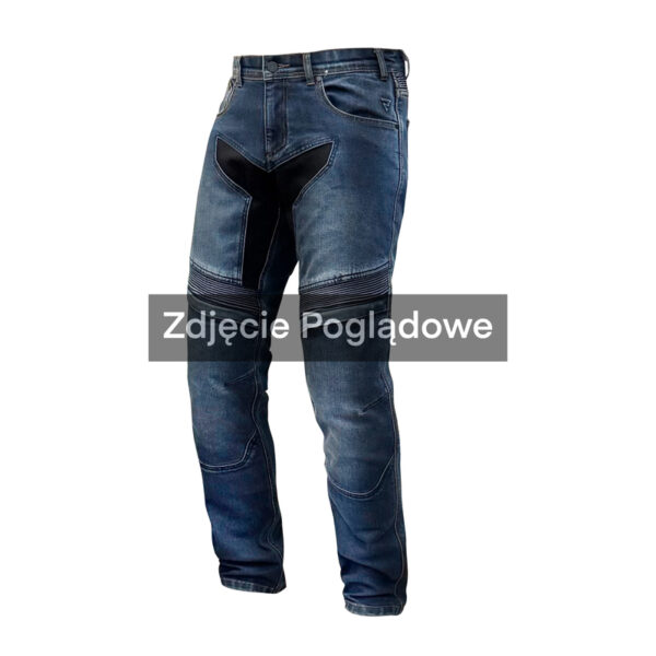 Jeansy motocyklowe Rebelhorn Eagle 4 Washed Blue Regular Fit