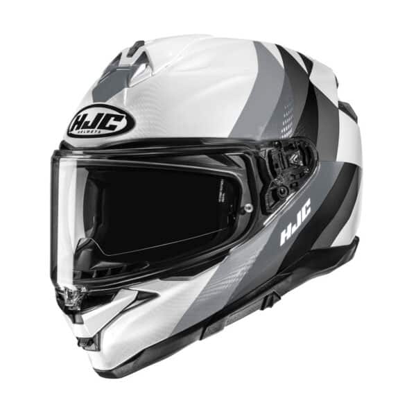 Kask Motocyklowy HJC F72 Racero White Grey