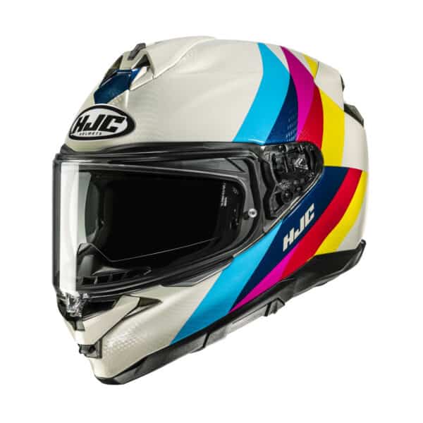 Kask Motocyklowy HJC F72 Racero Beige Yellow