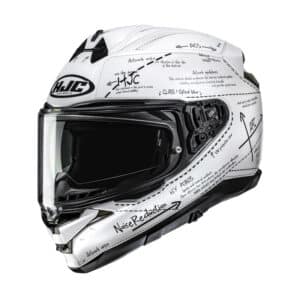 Kask Motocyklowy HJC F72 Odyssea White Black
